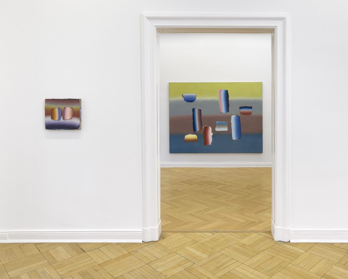 Installation view: Anna Leonhardt “SOULVA“ at Galerie Friese, 2025. Photo: Eric Tschernow