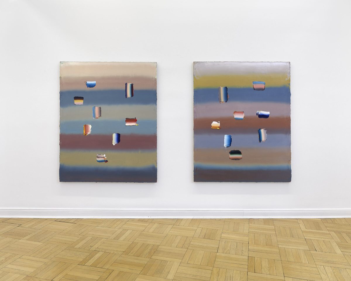 Installation view: Anna Leonhardt “SOULVA“ at Galerie Friese, 2025. Photo: Eric Tschernow
